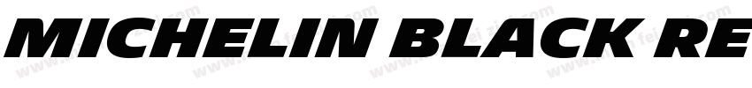 Michelin Black Regular字体转换